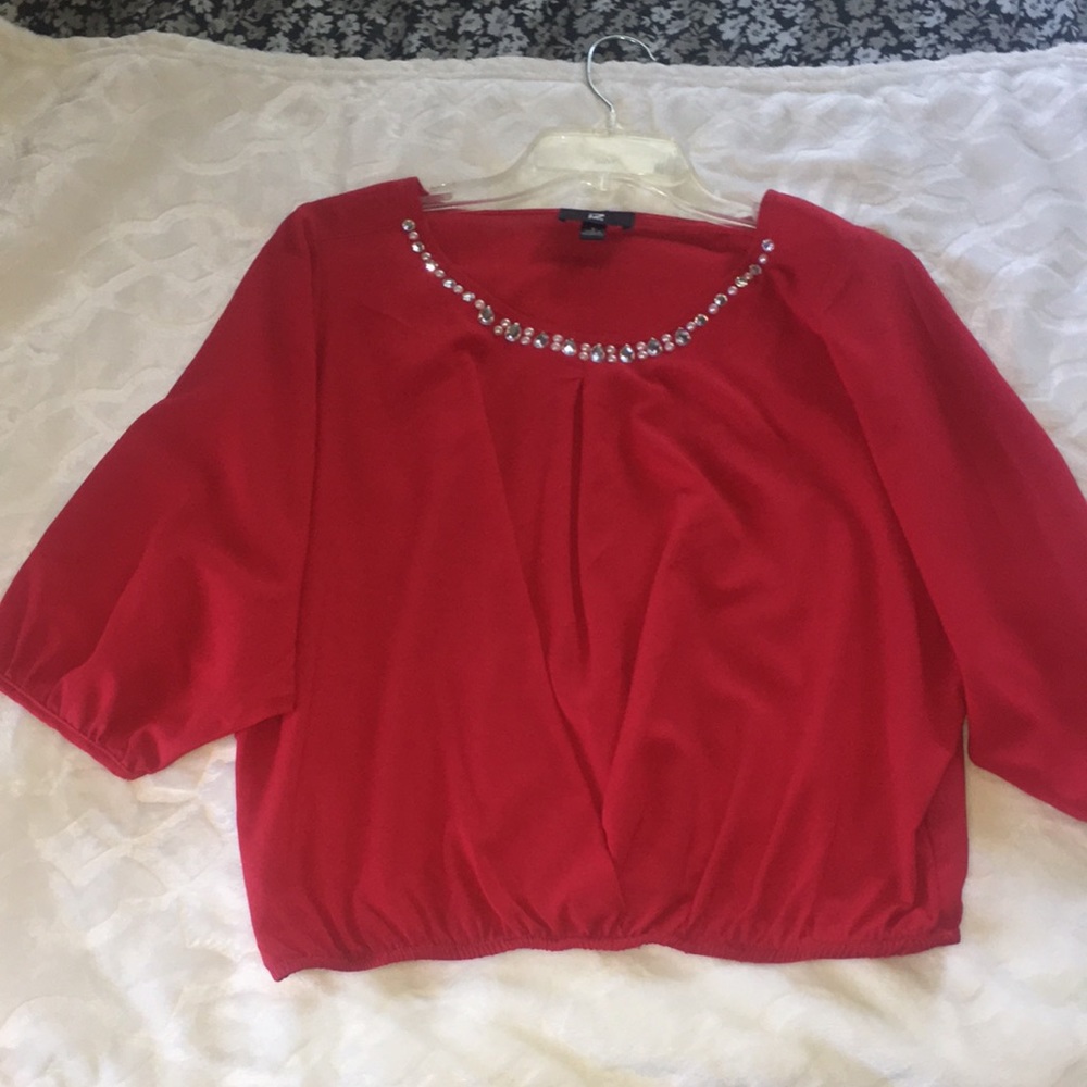 Red Dressy Top